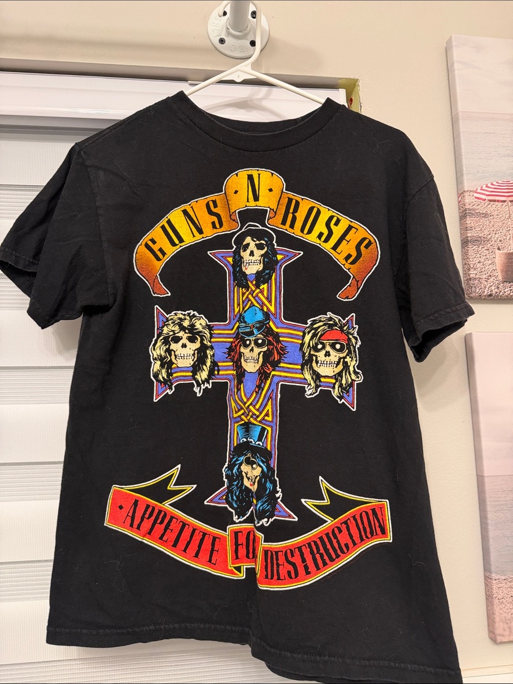 Guns N' Roses Appetite for Destruction Black Band Tee